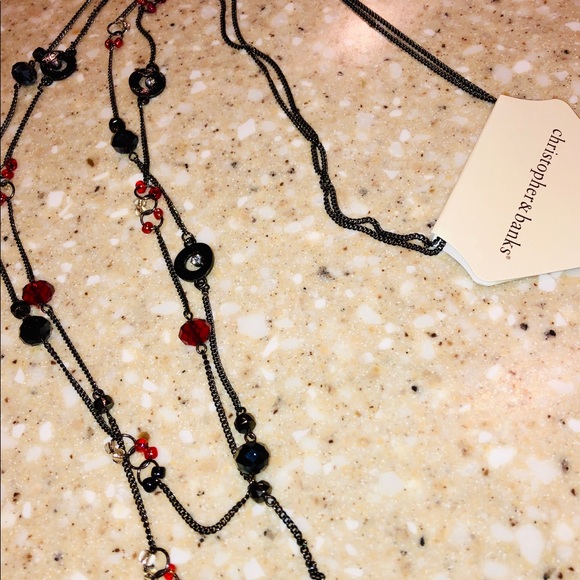 🌈 New! Christopher & Banks Necklace - Picture 4 of 4